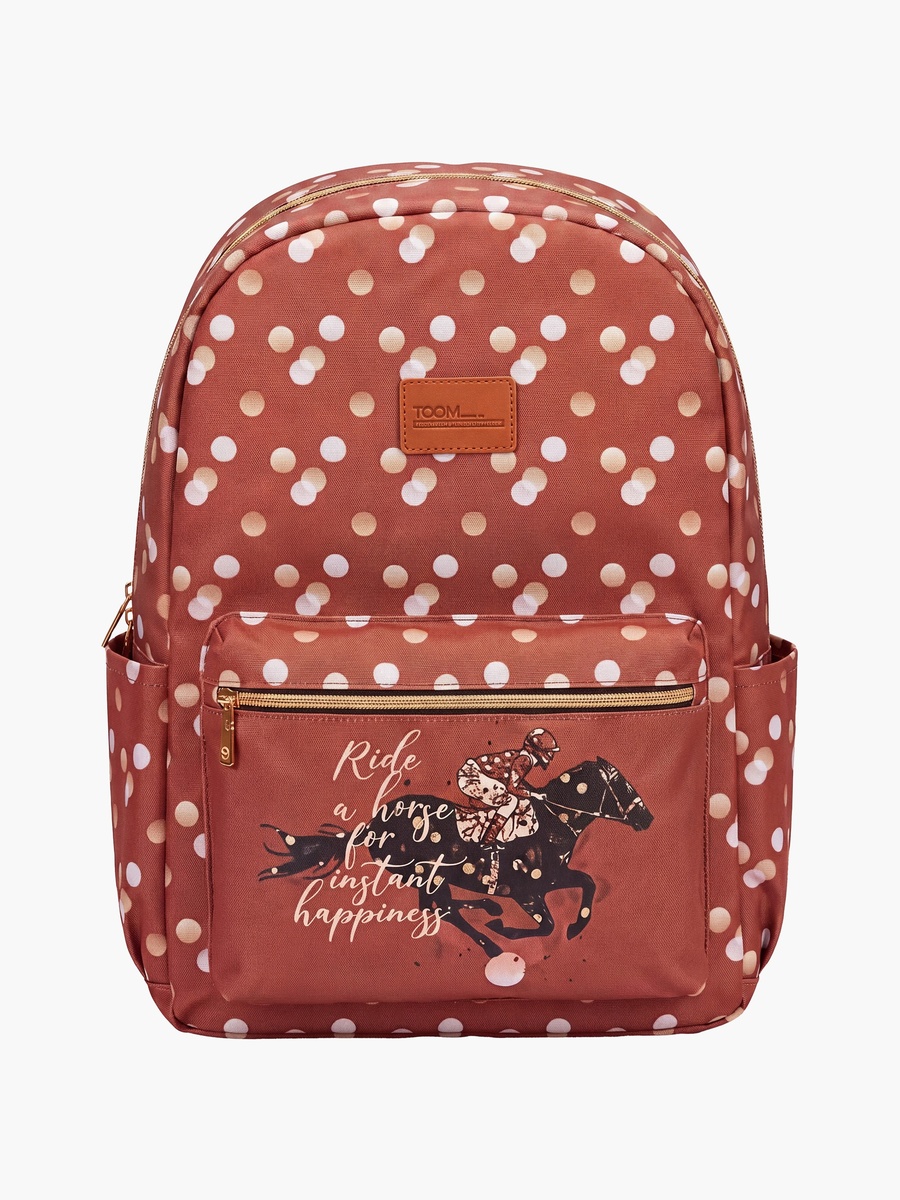 Tooly Crown Fashion 4-Piece School Backpack Set with Pencil Case and Water Bottle - 17 Inch