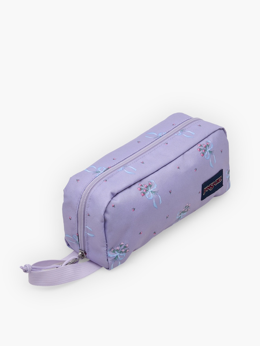 Floral Print Pencil Pouch with Zip Closure