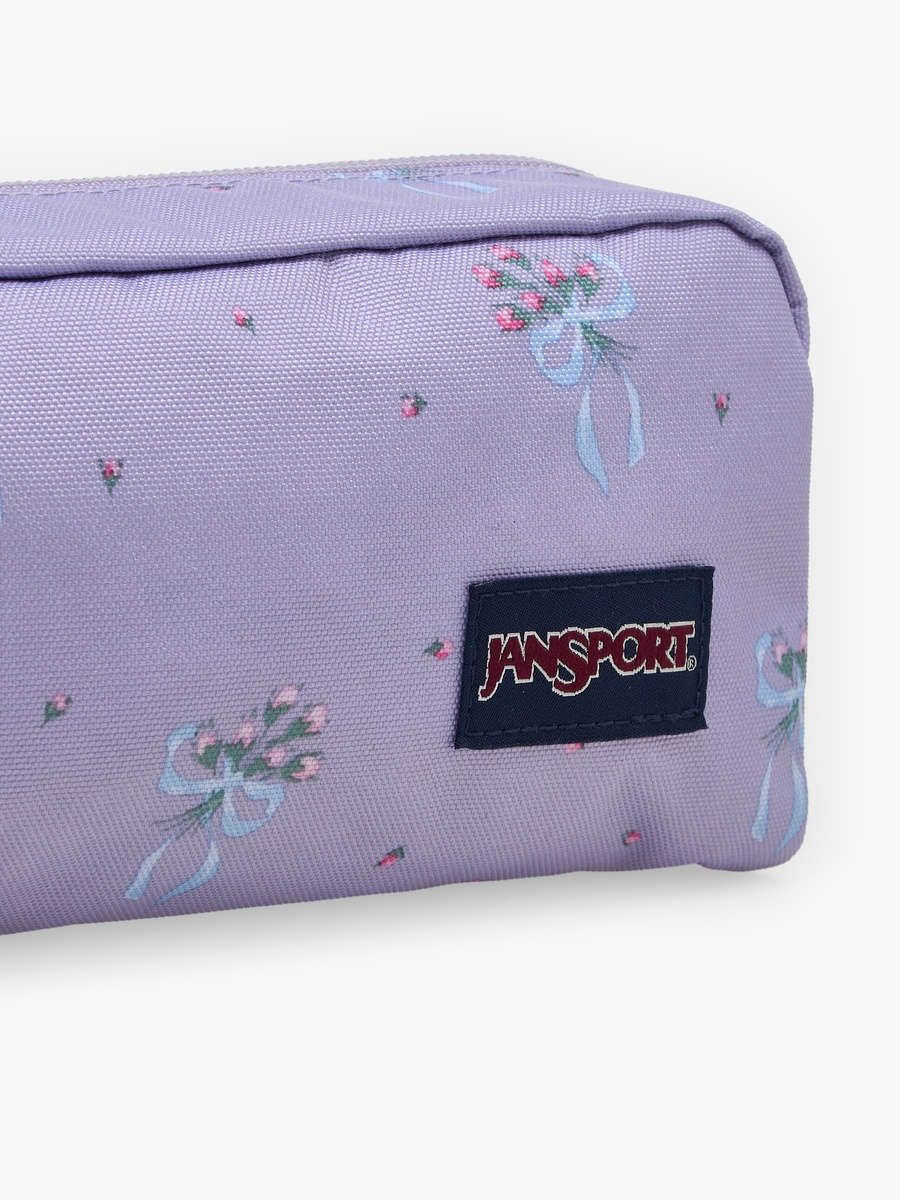 Floral Print Pencil Pouch with Zip Closure