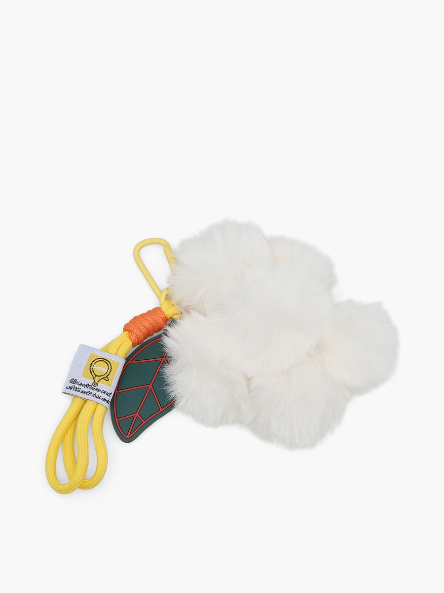 Bag Charm with Plush Grape