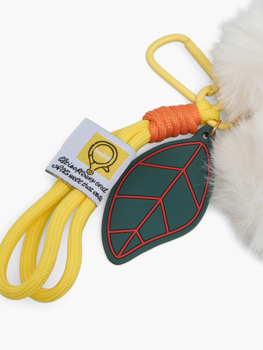Bag Charm with Plush Grape