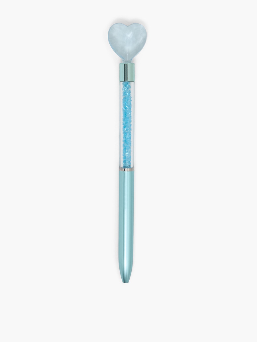 Heart Topped Ball Pen - Black Ink