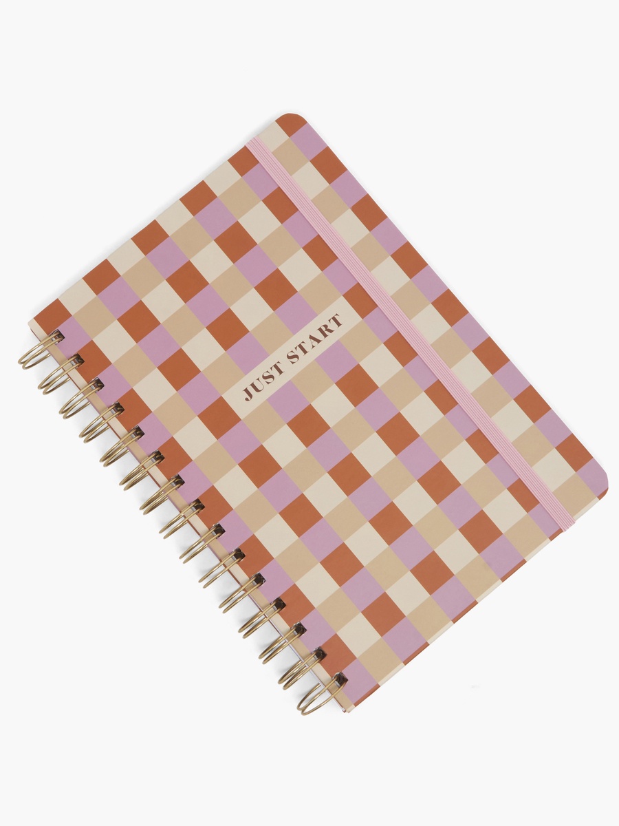 Check Print Notebook with Spiral Binding - 60 Pages