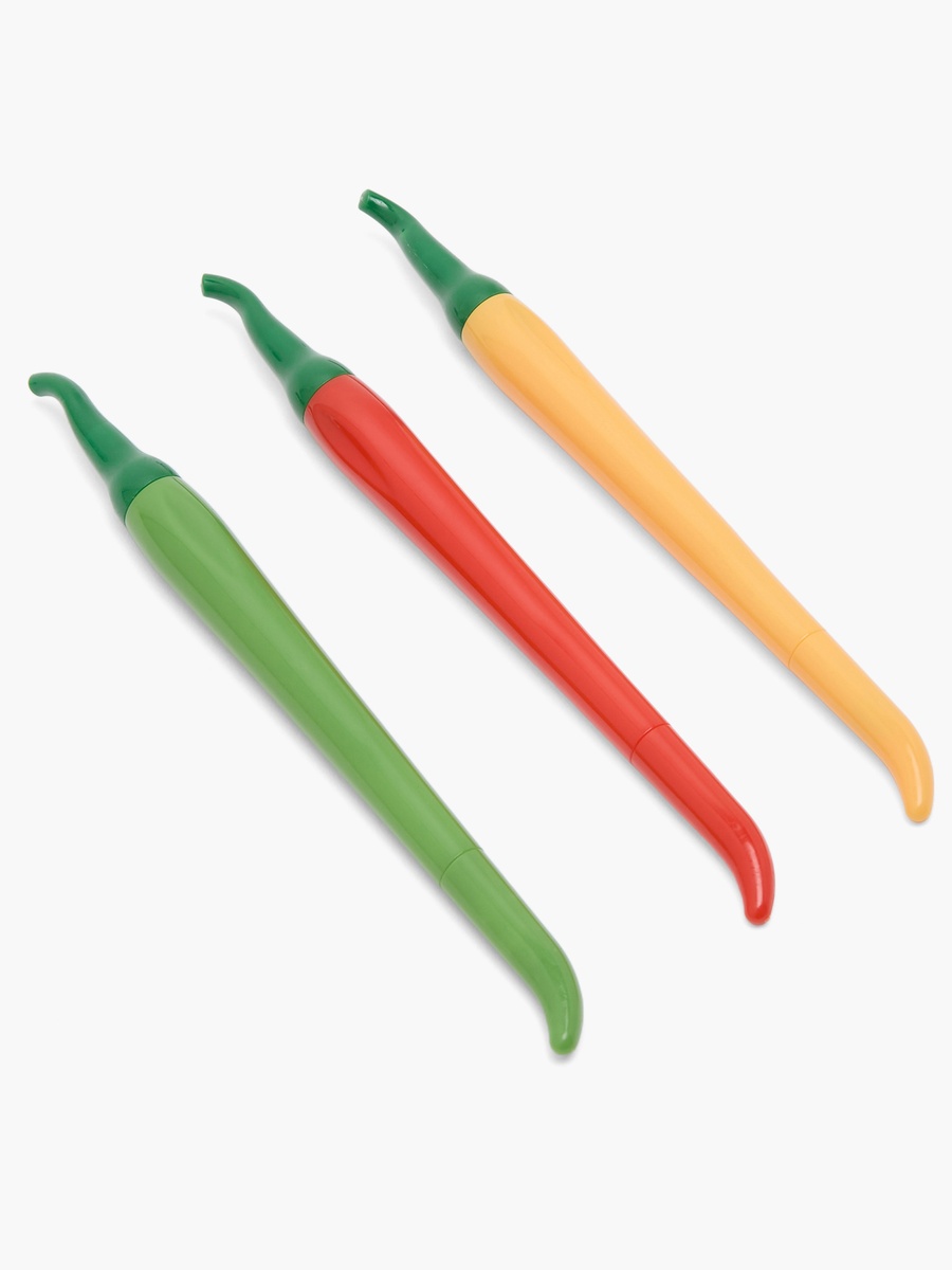 Set of 3 - Chilli Design Pen