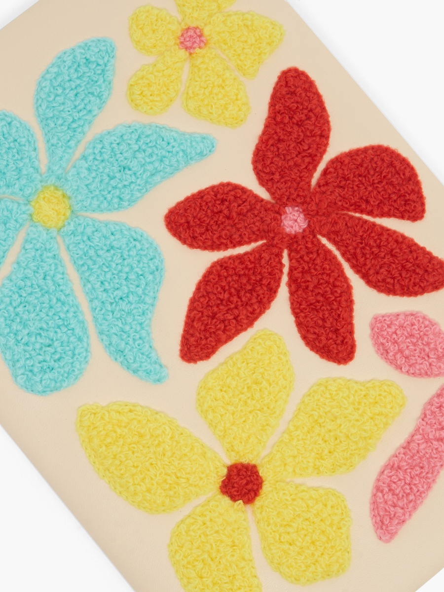 Floral Embroidered Notebook - 80 Pages