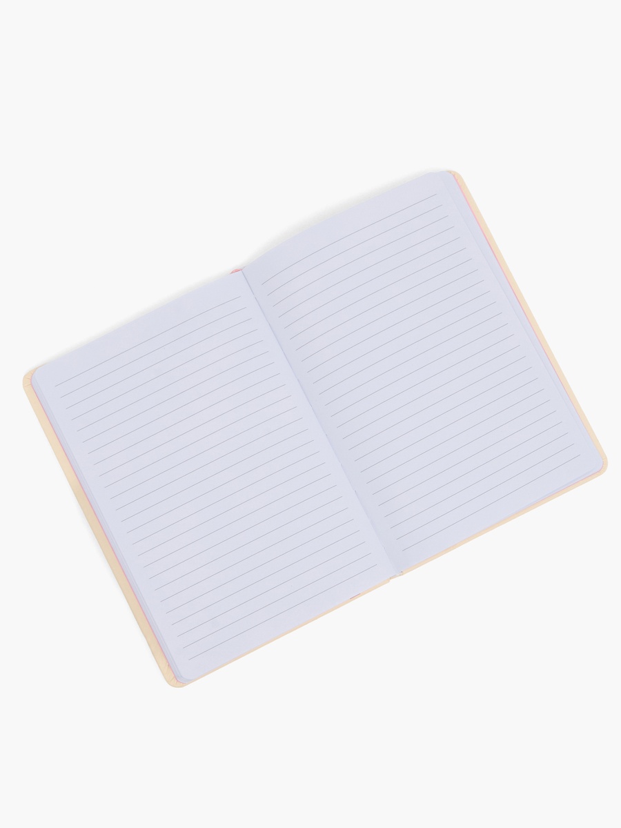 Floral Embroidered Notebook - 80 Pages