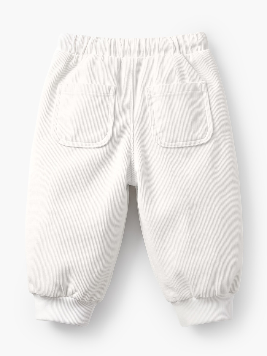 Trousers with Pockets, Drawstring Waist