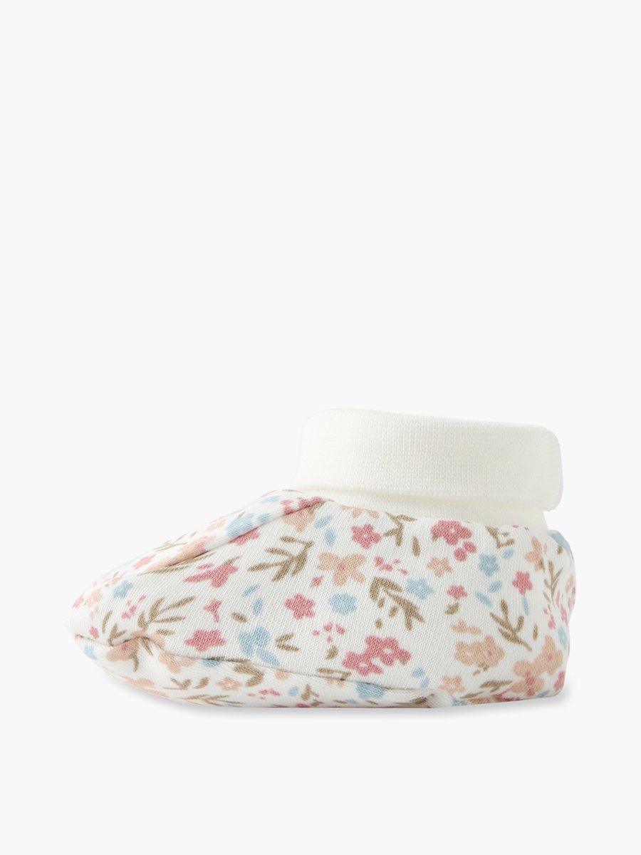 Pack of 2 Booties with Floral Design