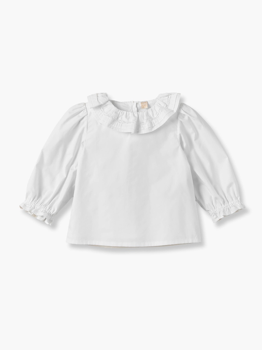Collared Long Sleeves Top and Pinafore Set with Tights