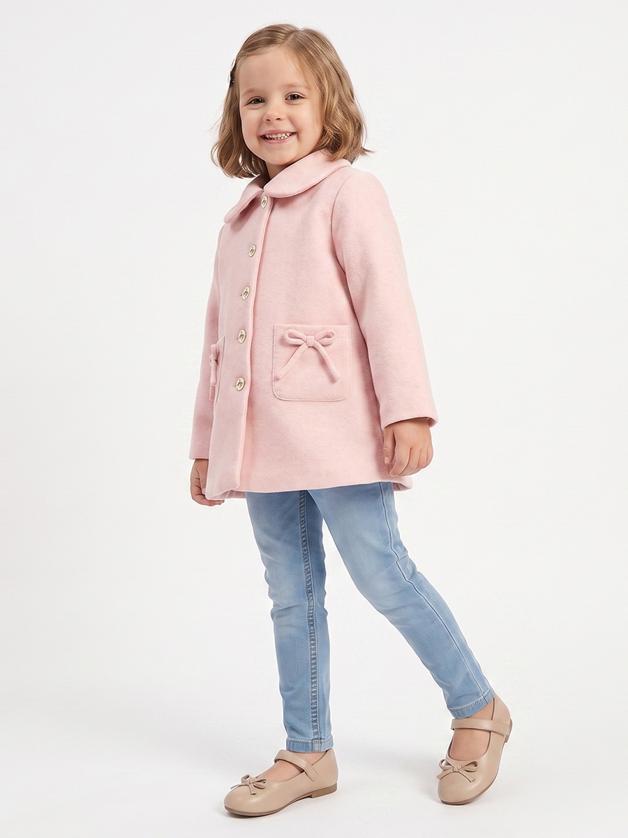 Bow Detail Jacket with Button Closure