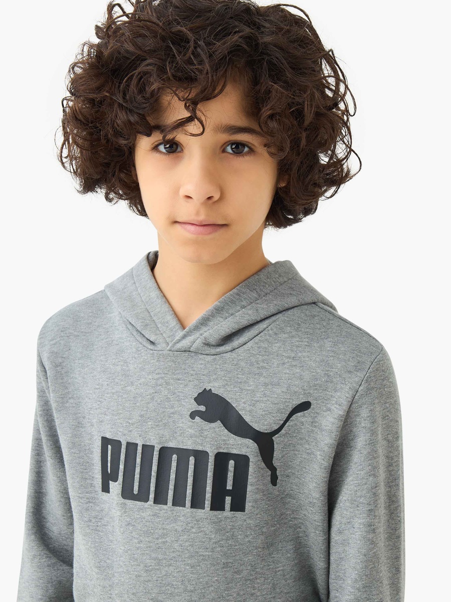 Boys Hooded Sweatshirt with Kangaroo Pocket - Cotton - Long Sleeves