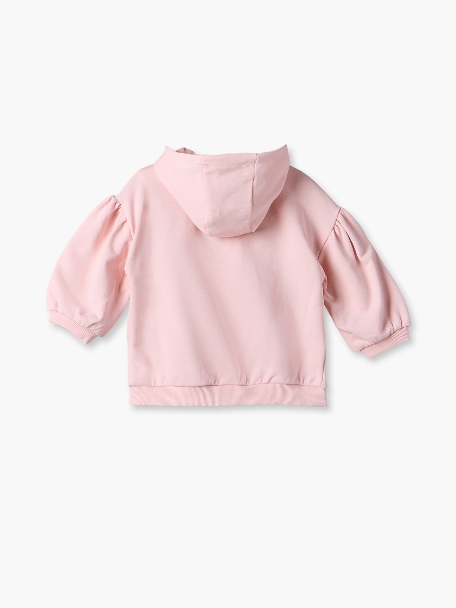 Floral Print Hoodie with Long Sleeves