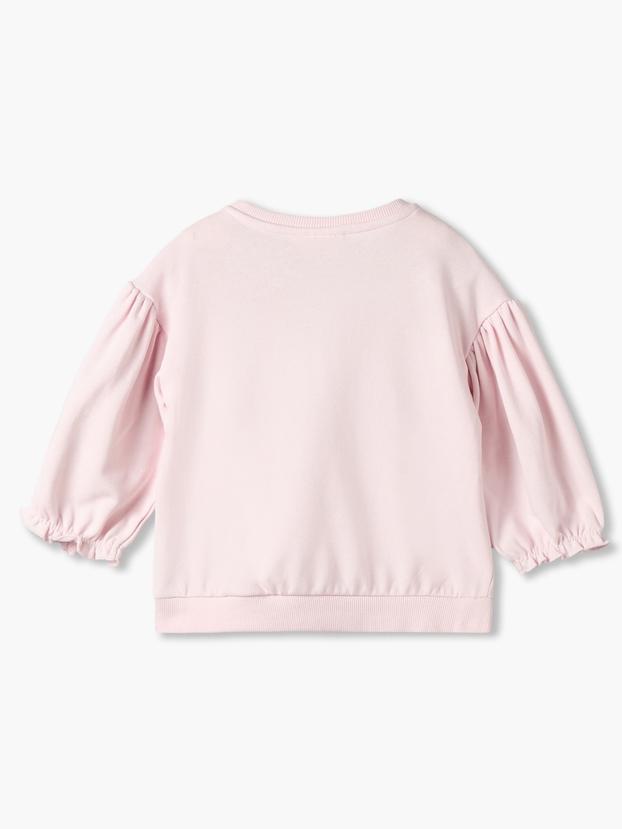 Cat Print Sweatshirt with Long Sleeves
