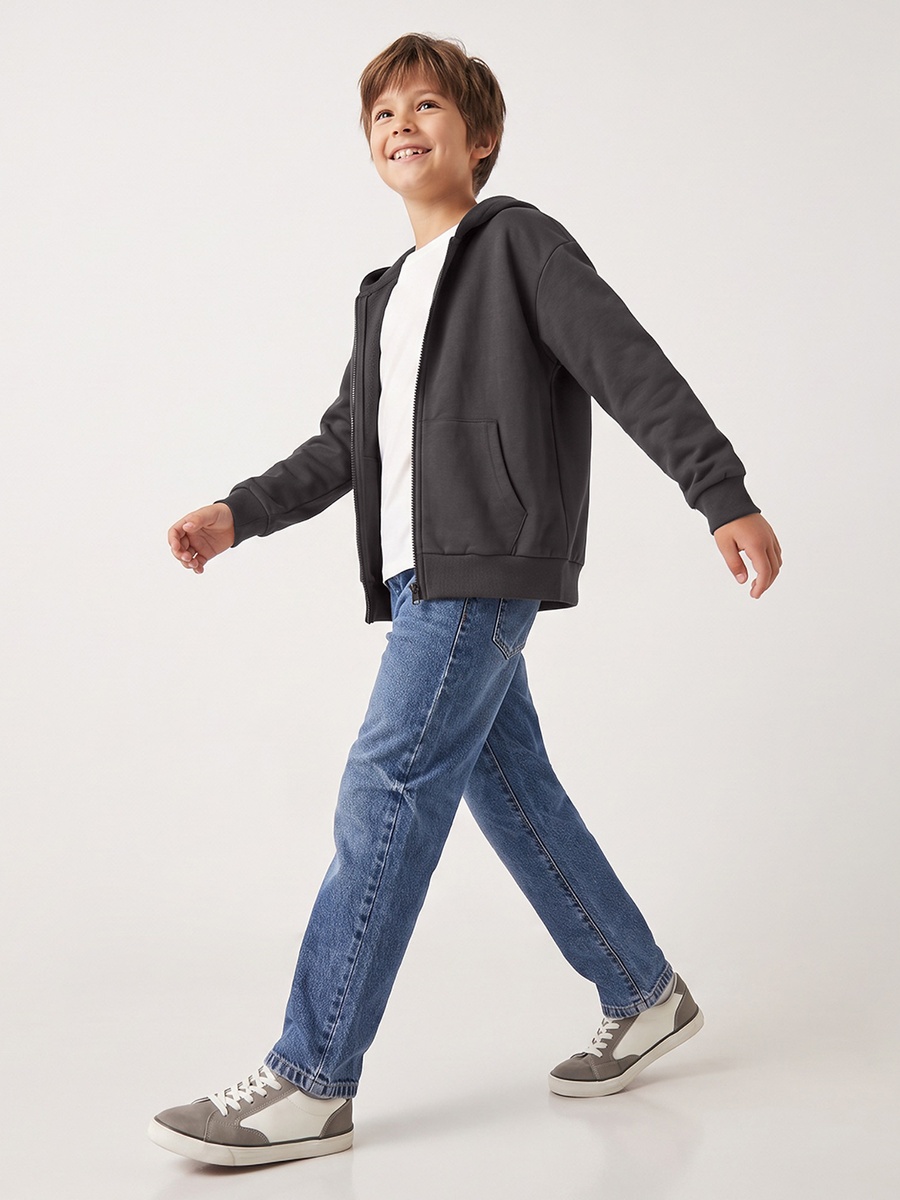 Hooded Sweatshirt with Long Sleeves