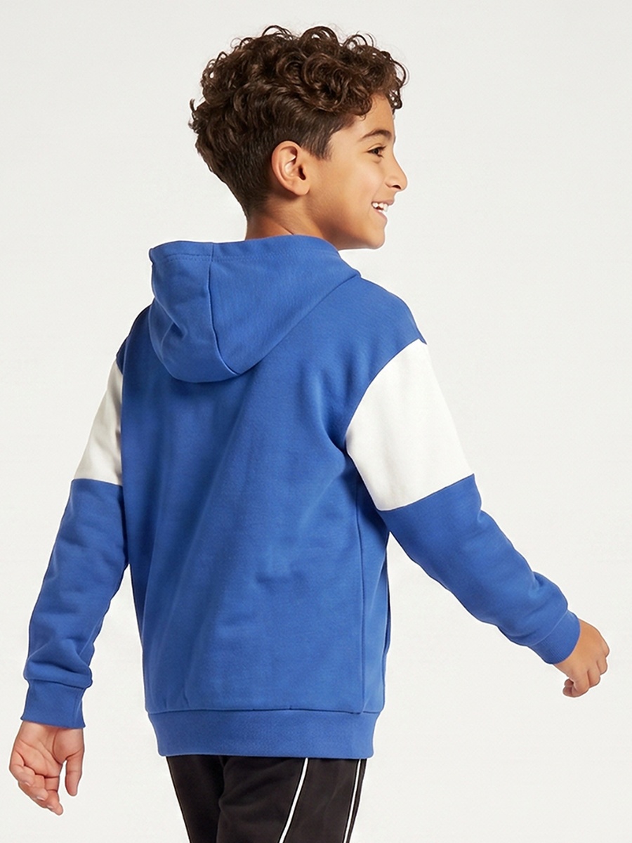 Colourblock Sweatshirt with Long Sleeves