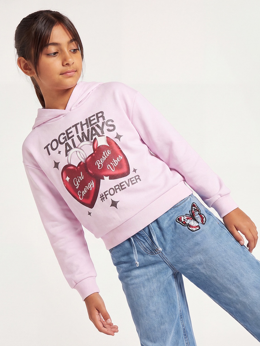 Hooded Sweatshirt with Long Sleeves