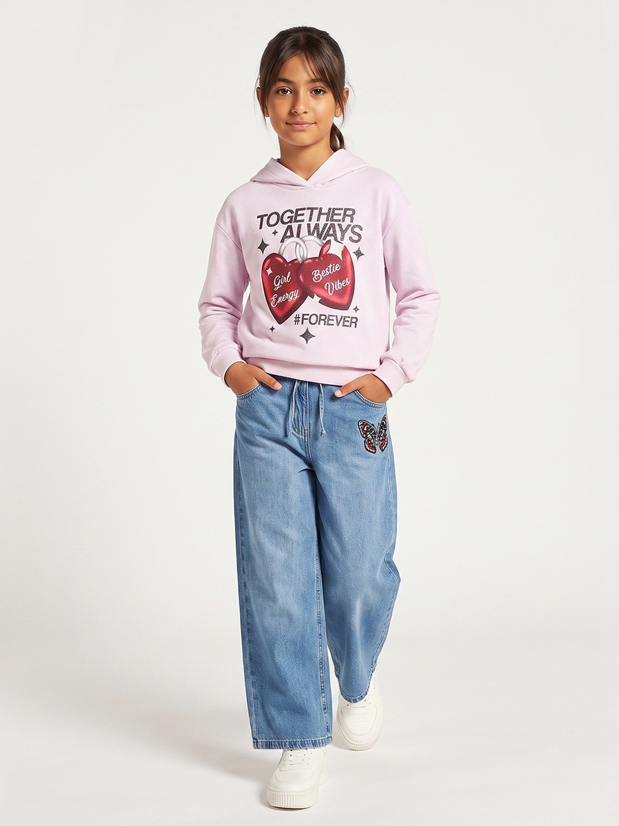 Hooded Sweatshirt with Long Sleeves