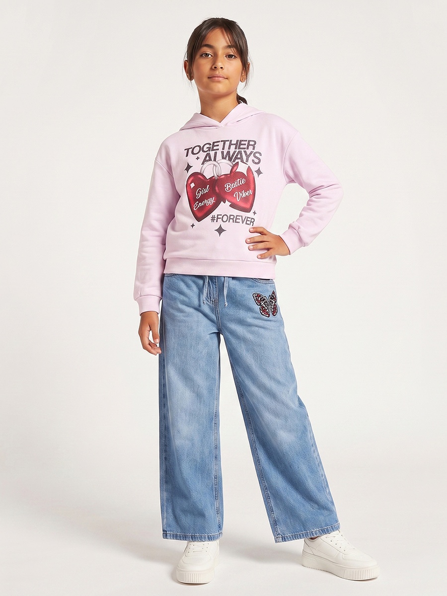 Hooded Sweatshirt with Long Sleeves