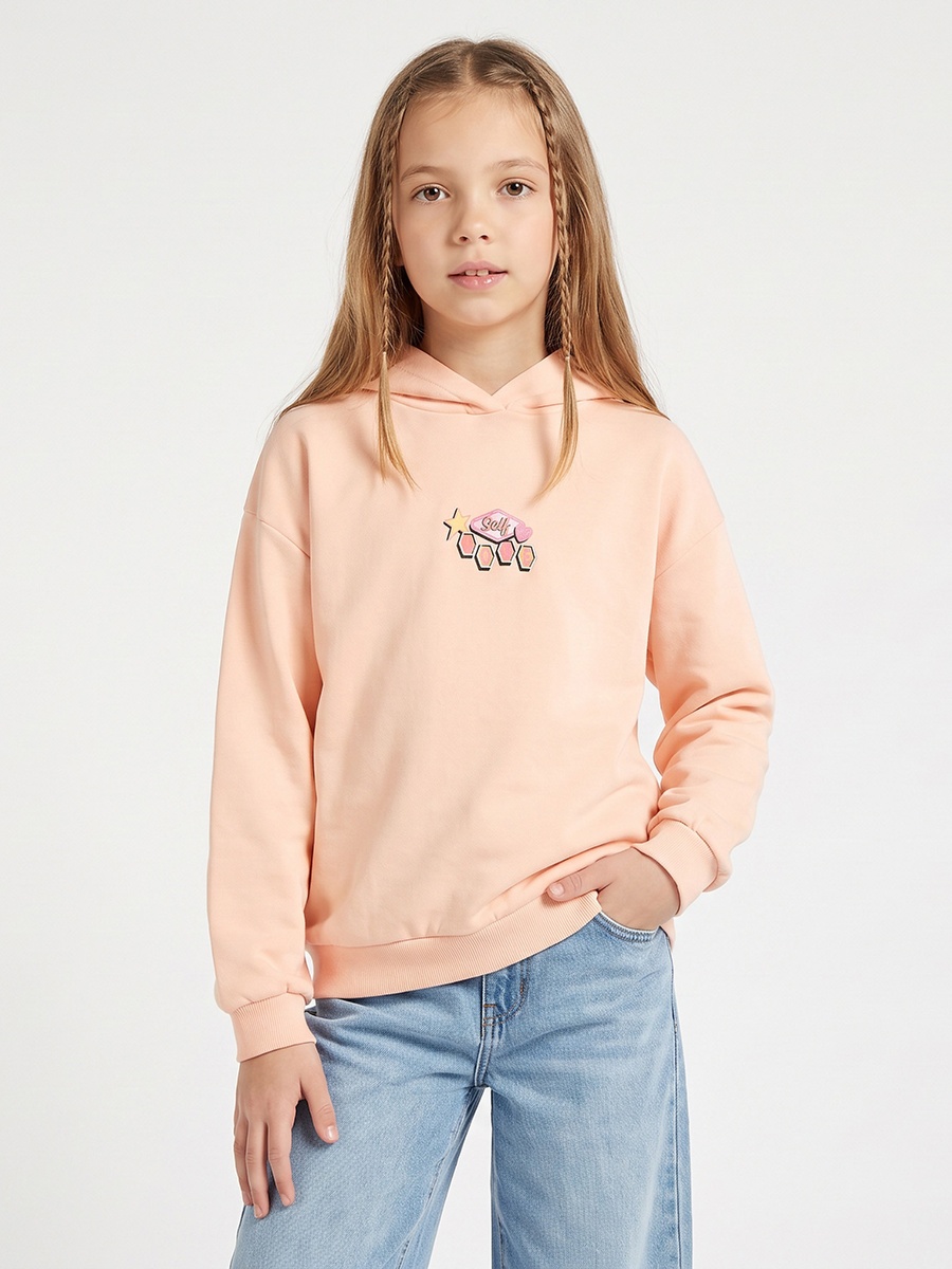 Hooded Sweatshirt with Graphic Print