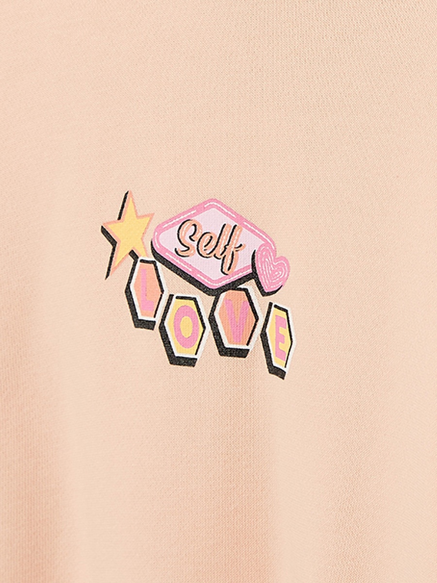 Hooded Sweatshirt with Graphic Print