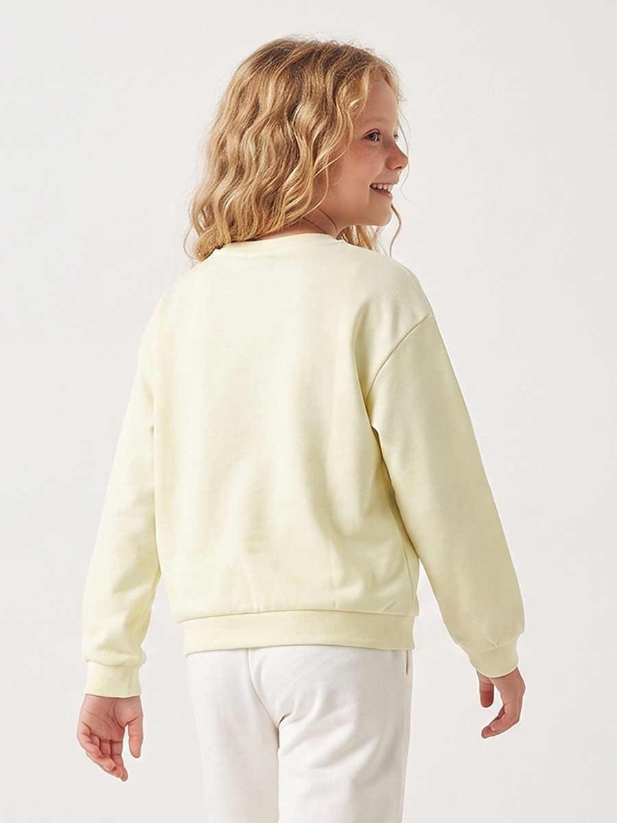 Minnie Mouse Print Sweatshirt with Long Sleeves