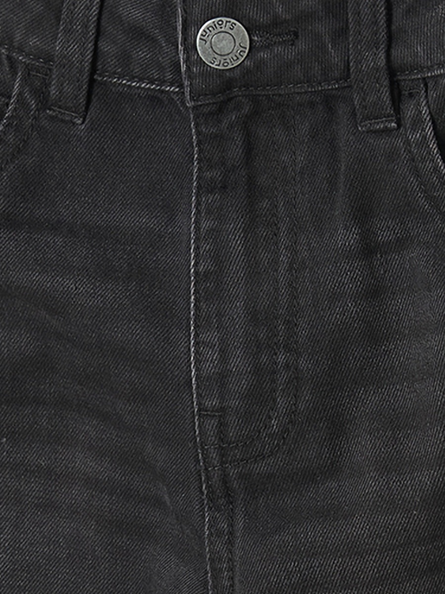 Washed Mid-Rise Denim Jeans