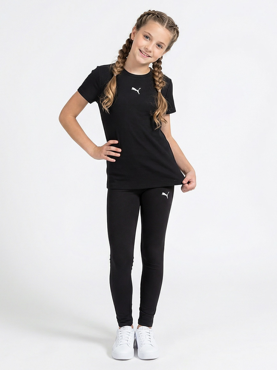 Leggings with Logo Print