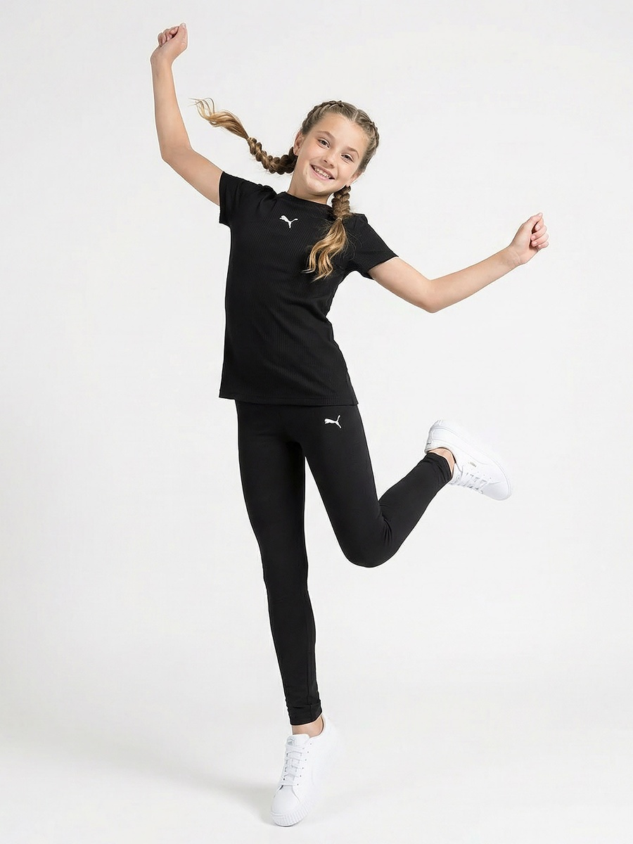 Leggings with Logo Print