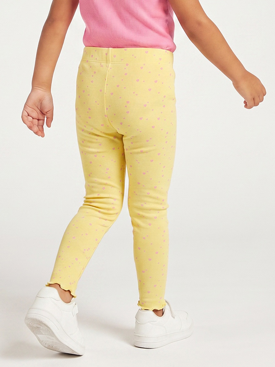 Leggings with Heart Print