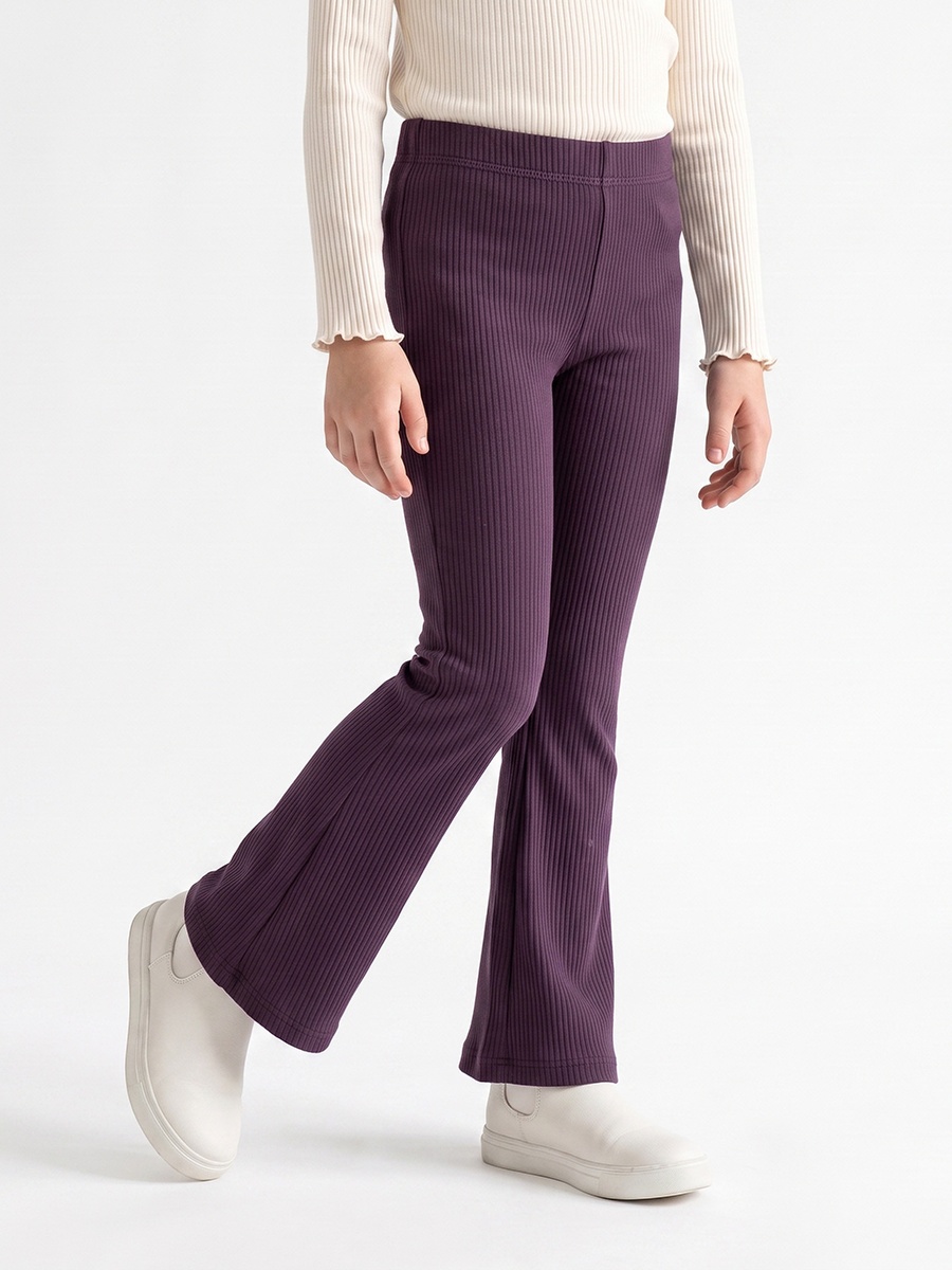 Flared Leggings with Elasticated Waist