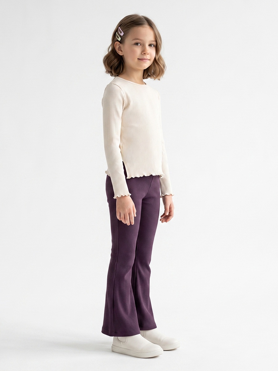 Flared Leggings with Elasticated Waist