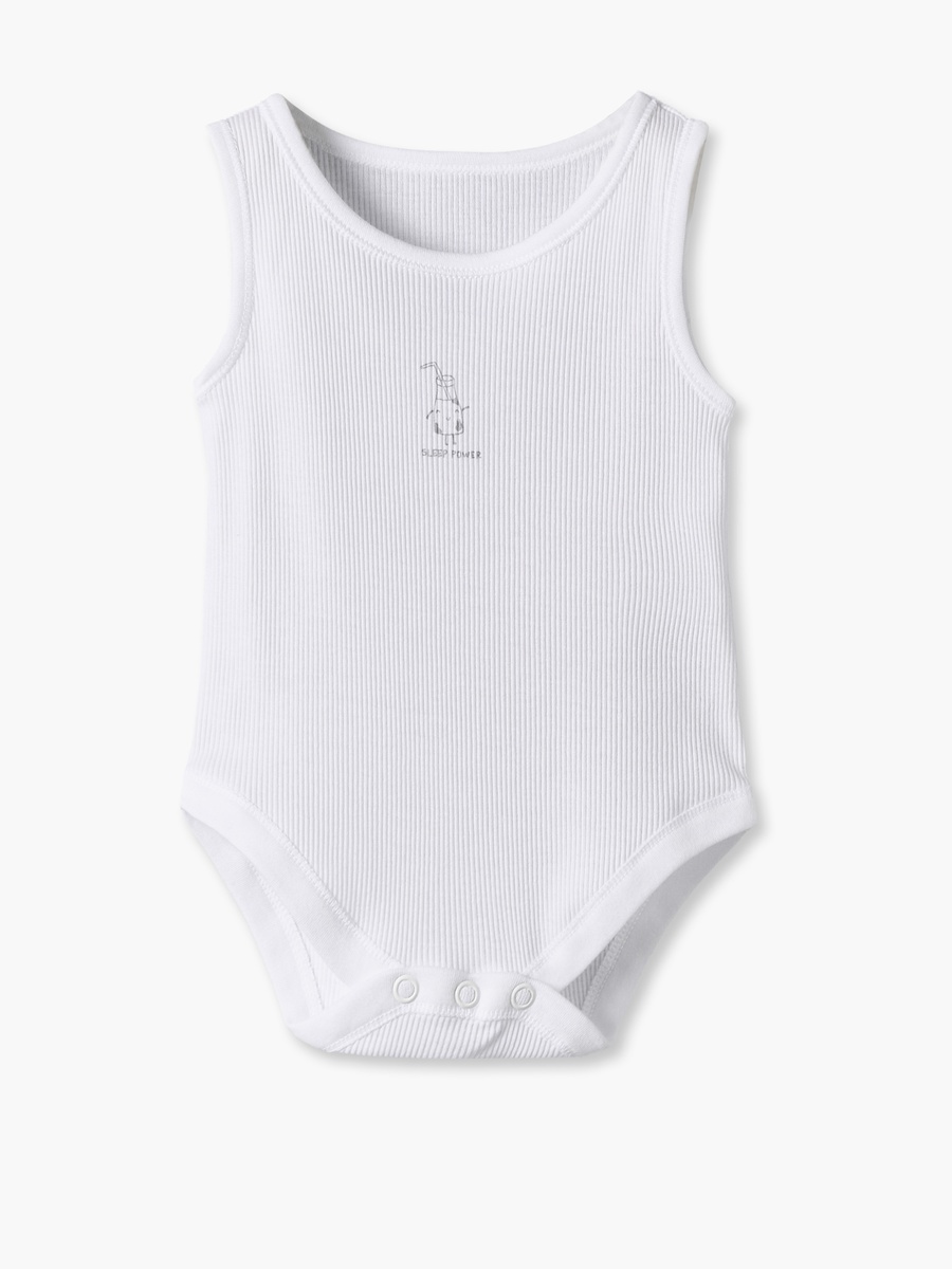Pack of 5 Crew Neck Sleeveless Bodysuit with Graphic Print