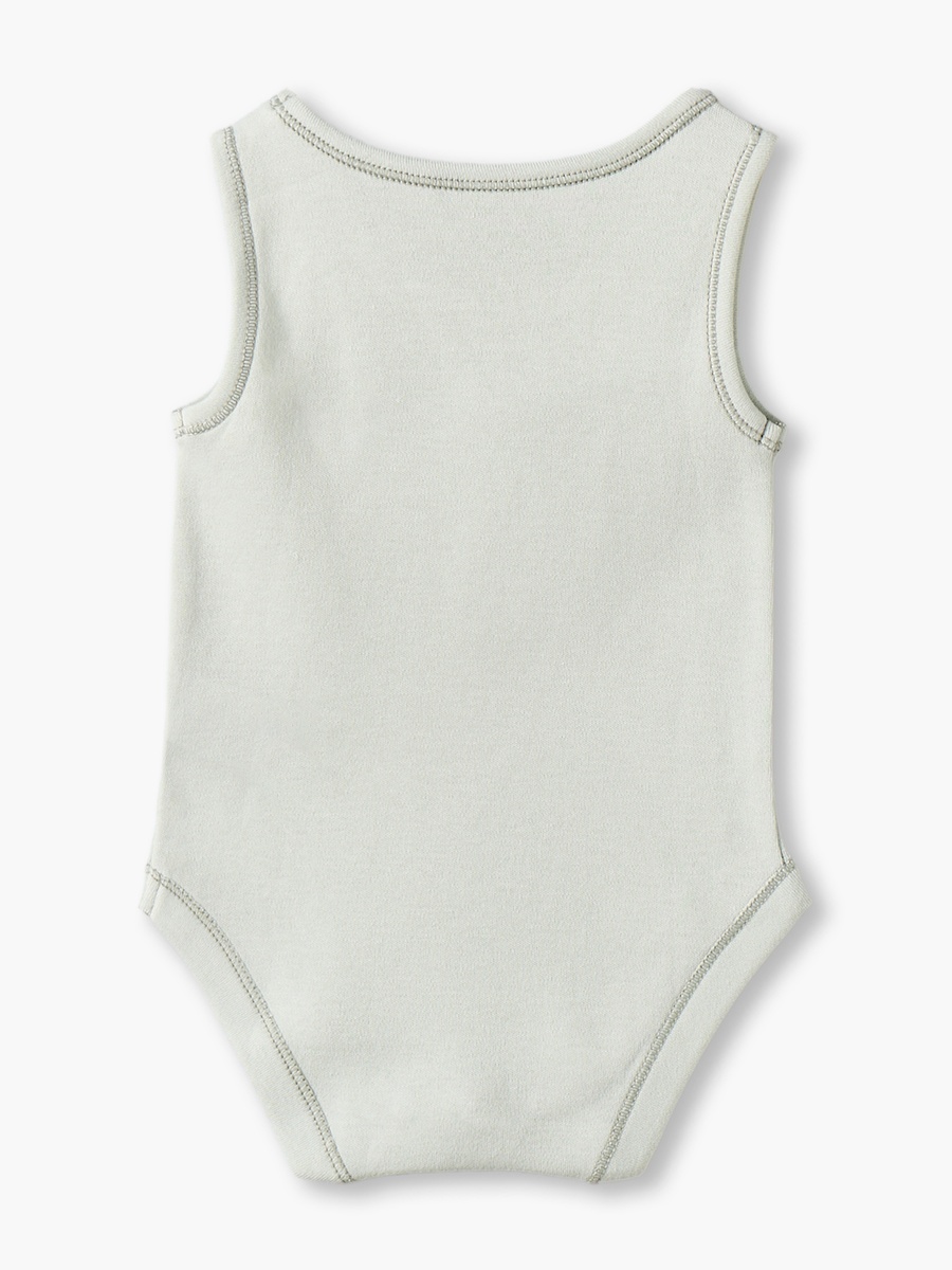 Pack of 5 Cotton Crew Neck Sleeveless Bodysuit with Snap Button Closure