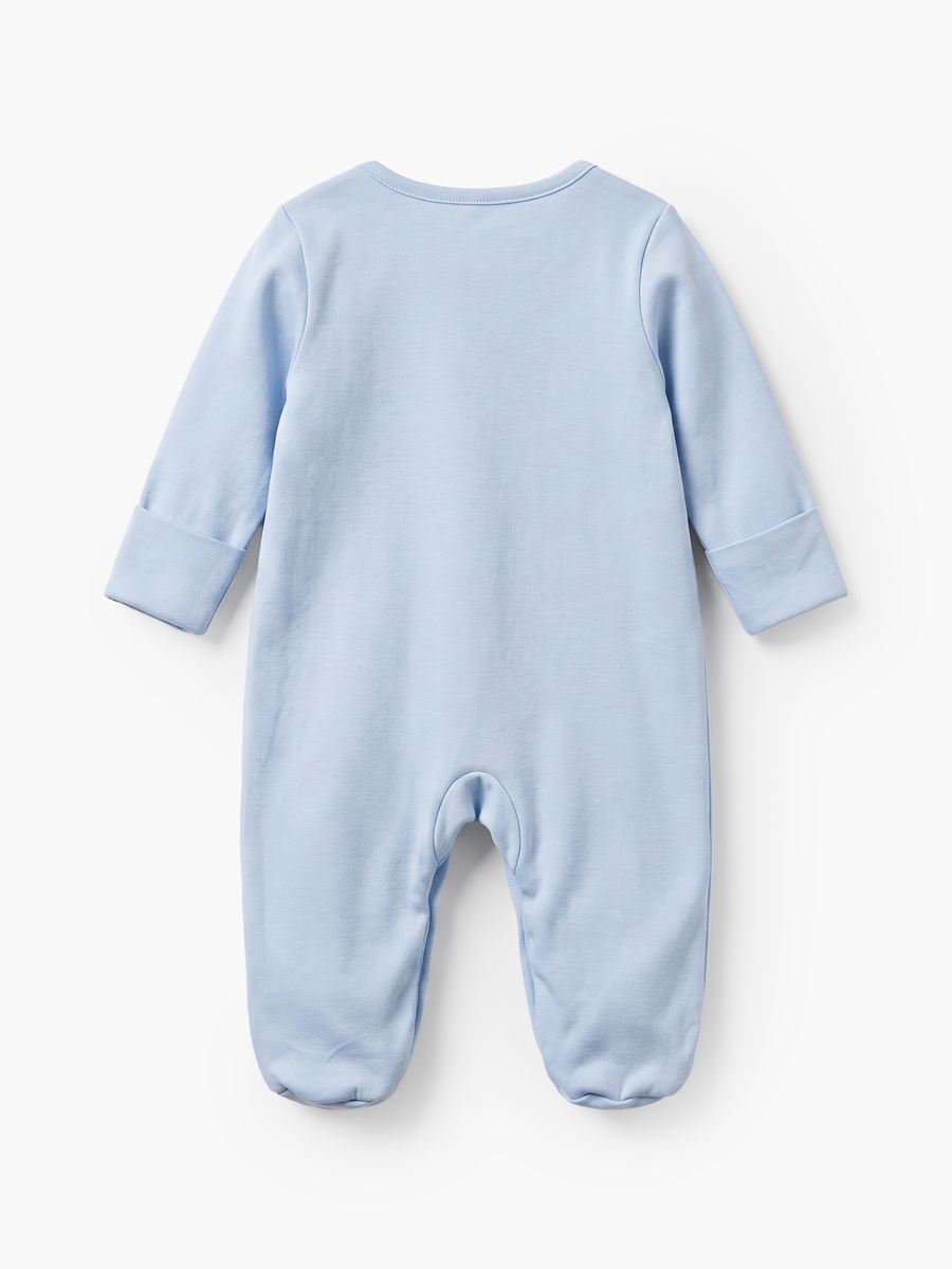 Pack of 3 Round Neck Long Sleeves Sleepsuit with Floral Print