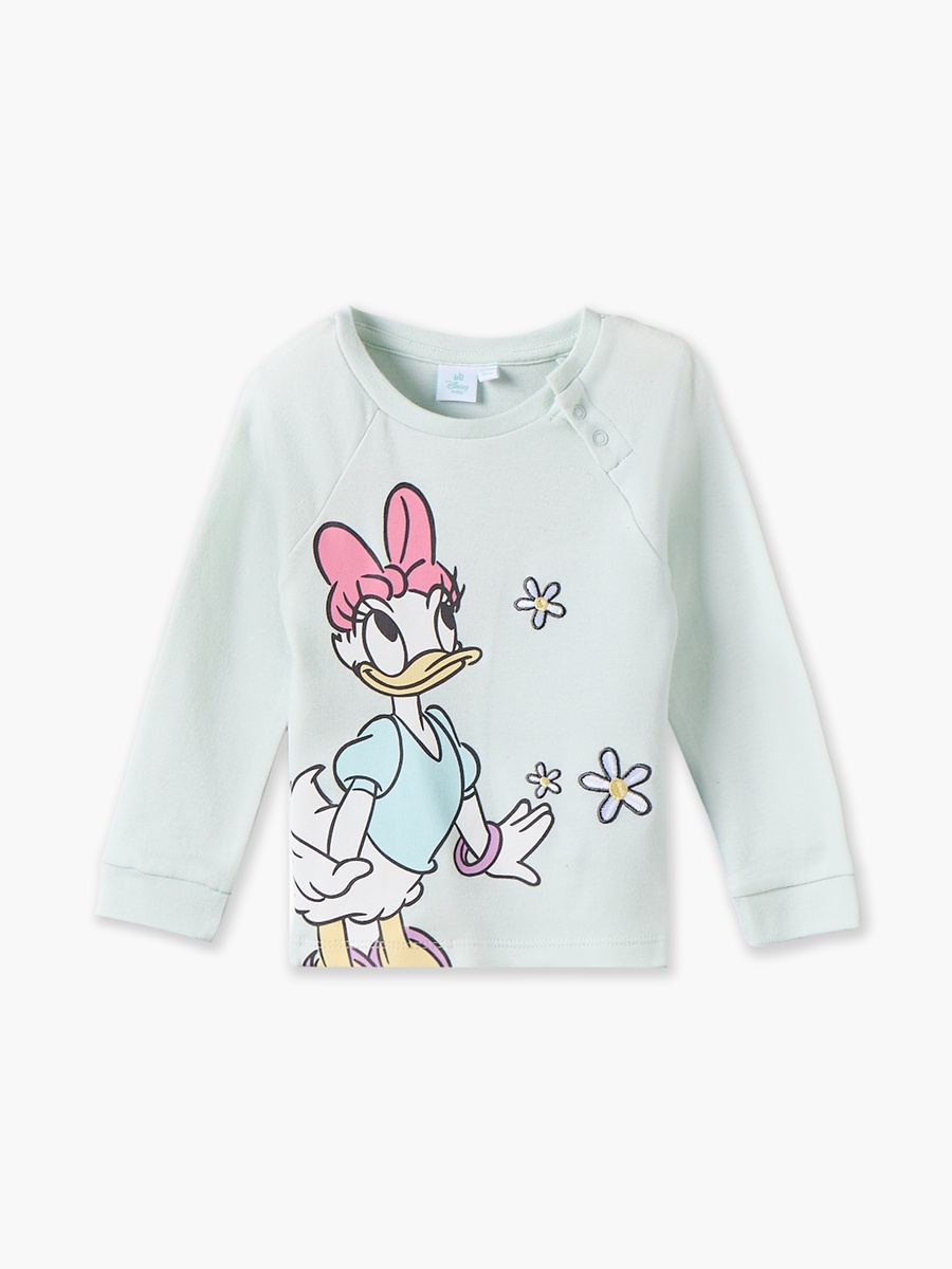 Pack of 2 Cotton Crew Neck Long Sleeves Pyjama Set with Daisy Duck Print