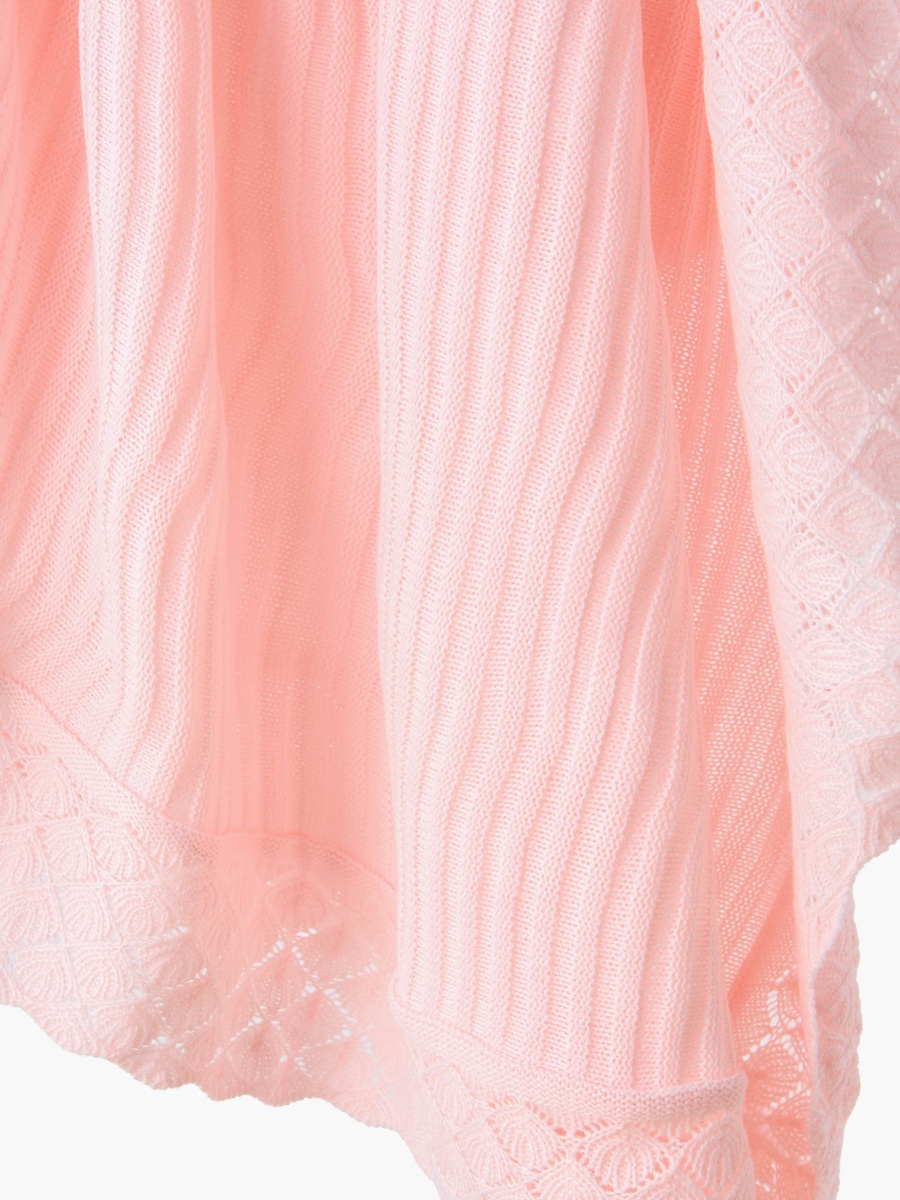 Acrylic Lace Trim Blanket - 100x100 cm