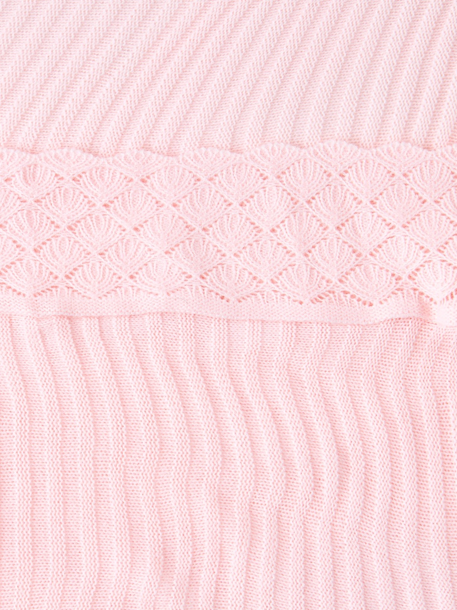 Acrylic Lace Trim Blanket - 100x100 cm