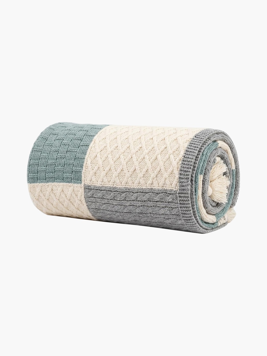 Textured Assorted Print Blanket - 80x100 cm