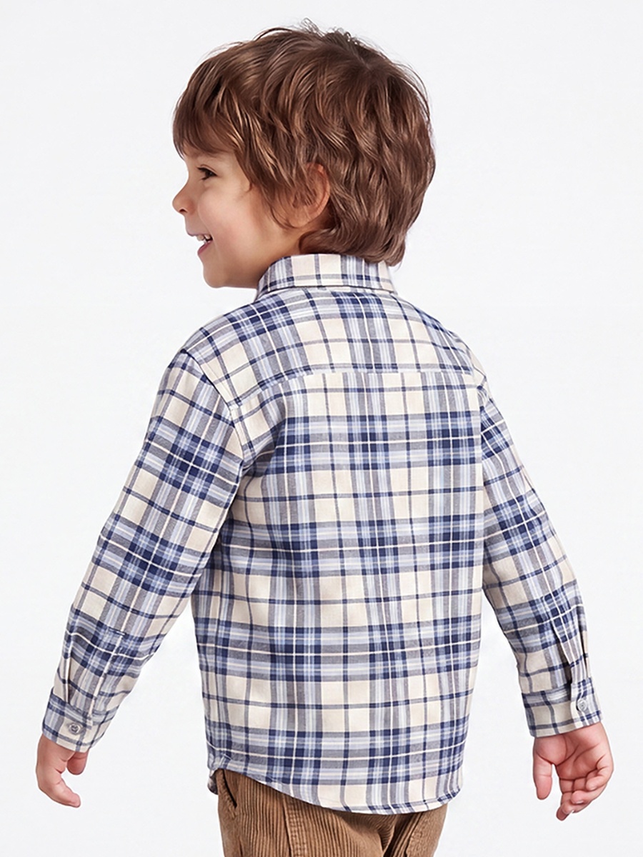 Long Sleeves Shirt with Checks