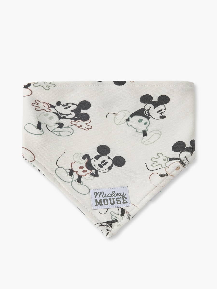 Baby Bib with Mickey Mouse Print