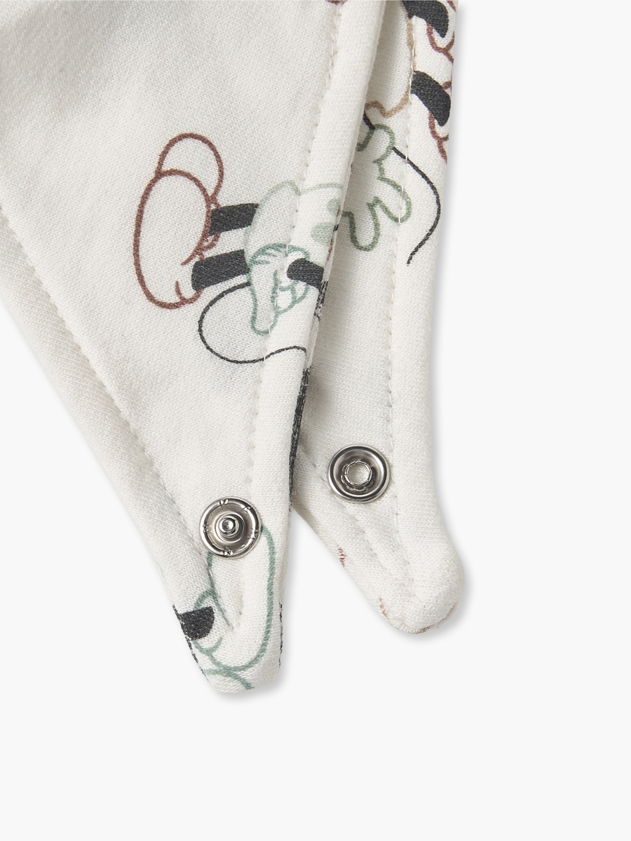 Baby Bib with Mickey Mouse Print