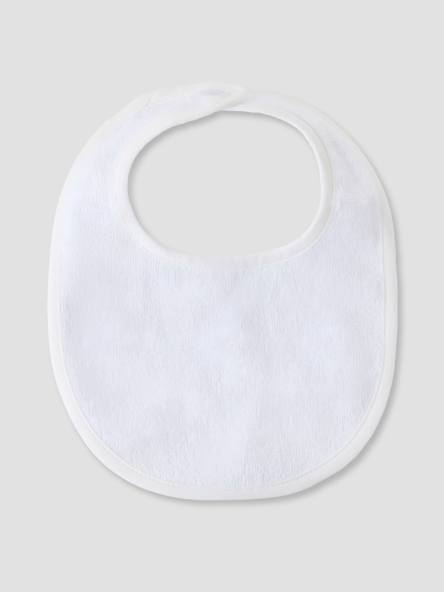 Pack of 10 Baby Bib with Snap Button Closure