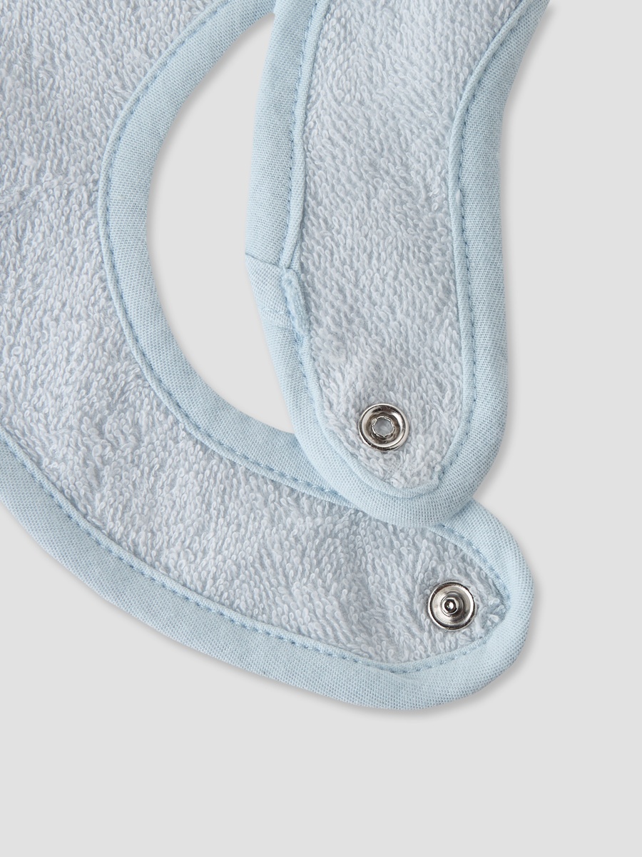 Pack of 10 Baby Bib with Snap Button Closure