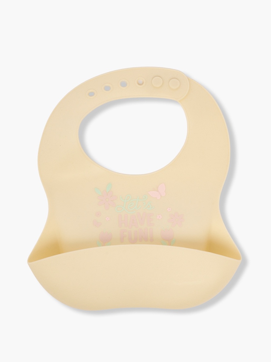Pack of 2 Baby Bib with Slogan Print