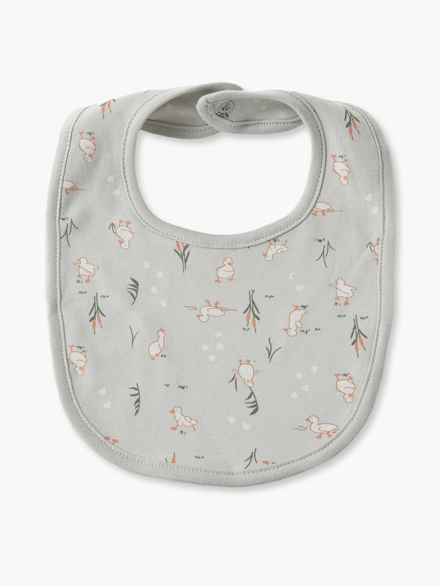 Pack of 2 Baby Bib with Botanical Print