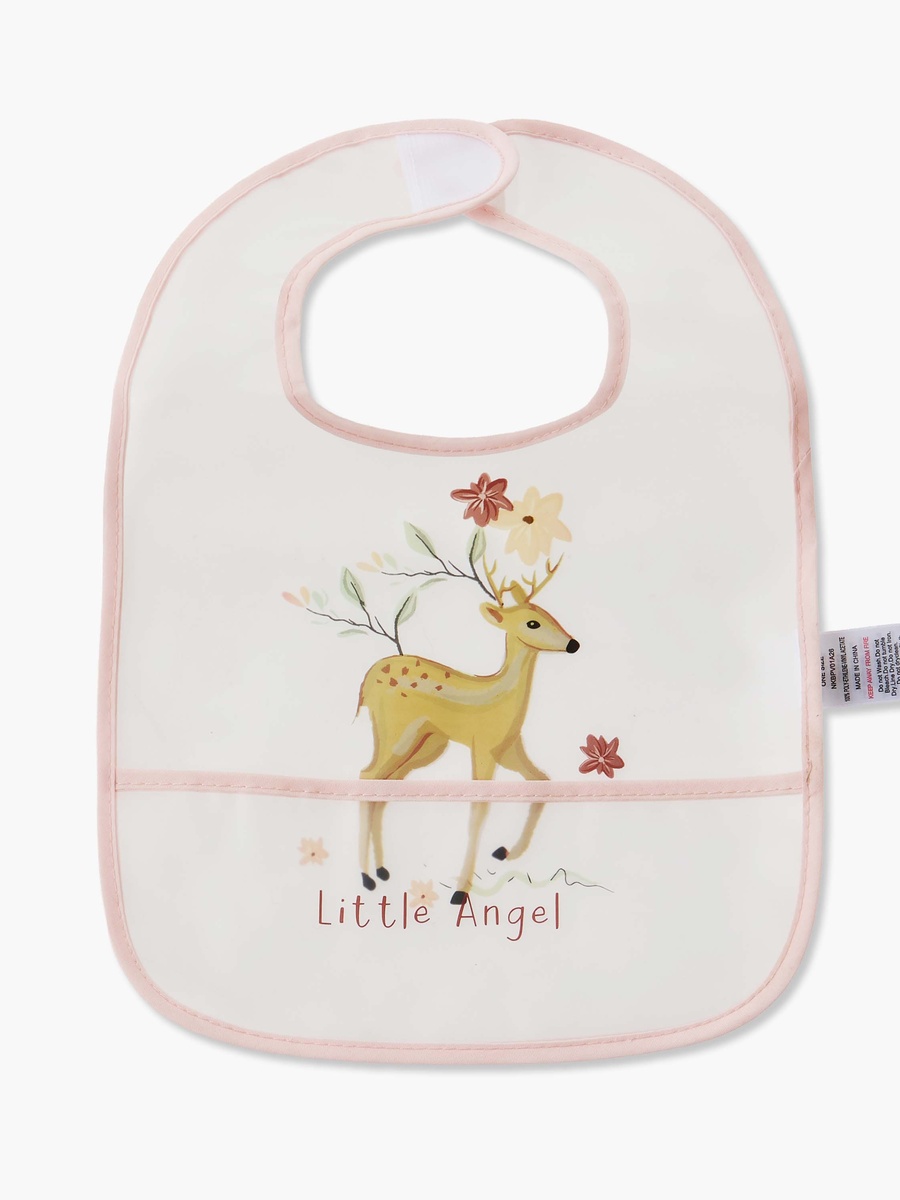 Pack of 3 Baby Bib with Deer Print