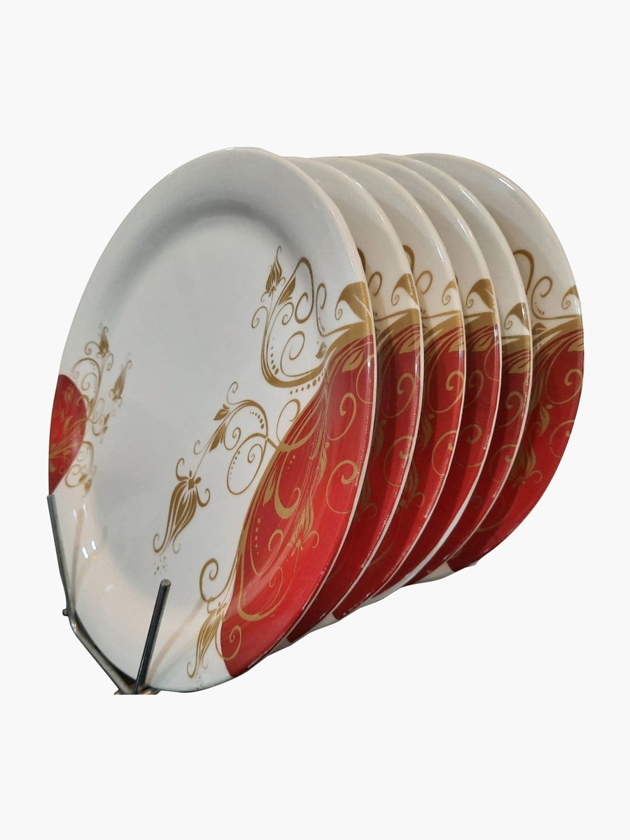 Mealtime Set with 6 Plates, Unbreakable