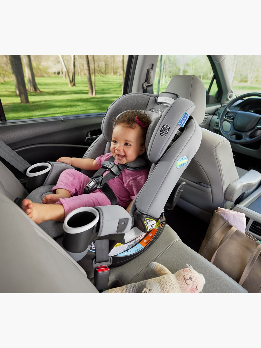 4Ever DLX Convertible Car Seat with Side Impact Protection and Latch System