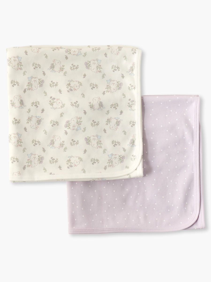 Cotton Printed Receiving Blanket  - Pack of 2