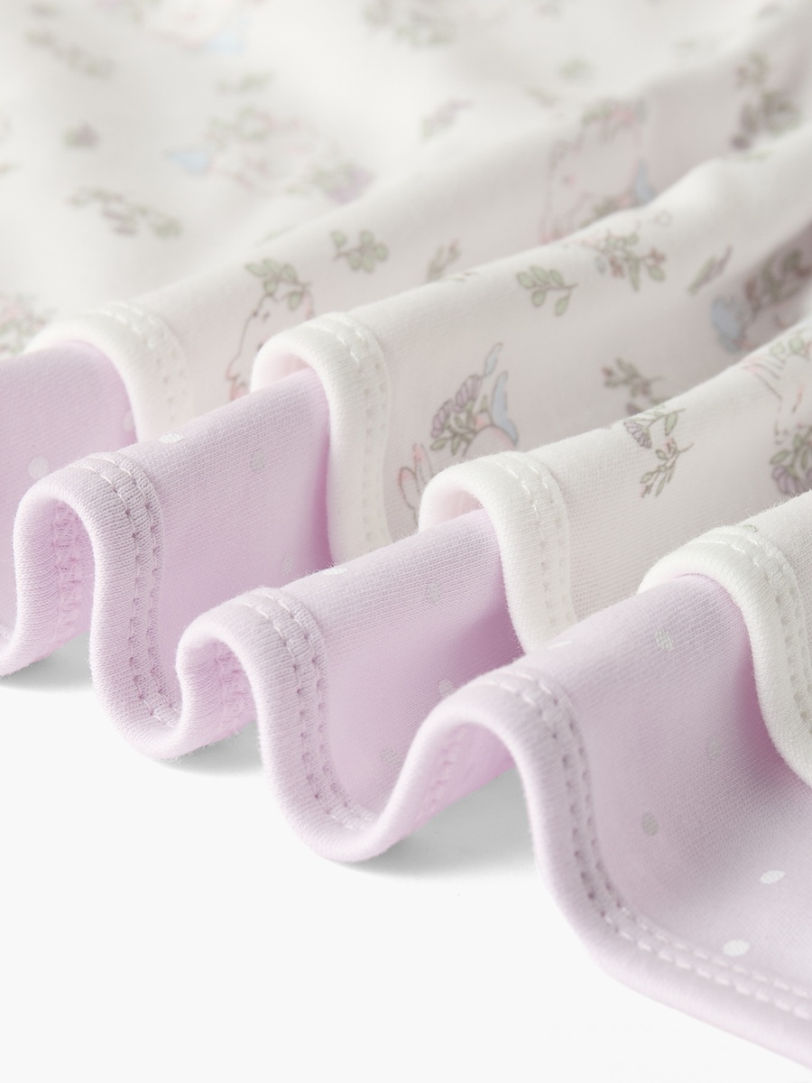 Cotton Printed Receiving Blanket  - Pack of 2